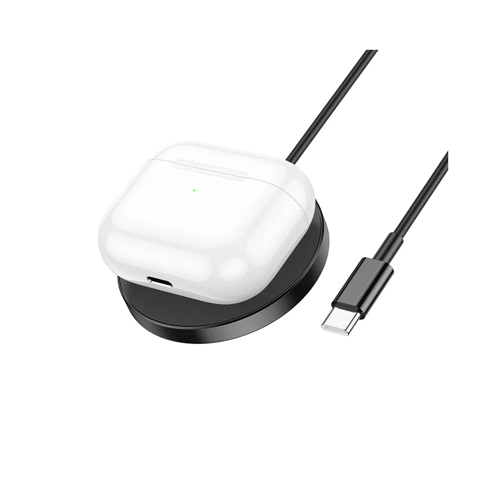 Hoco 3-in-1 Wireless Charger met MagSafe - USB-C - Draadloze Oplader - 15W - Zwart