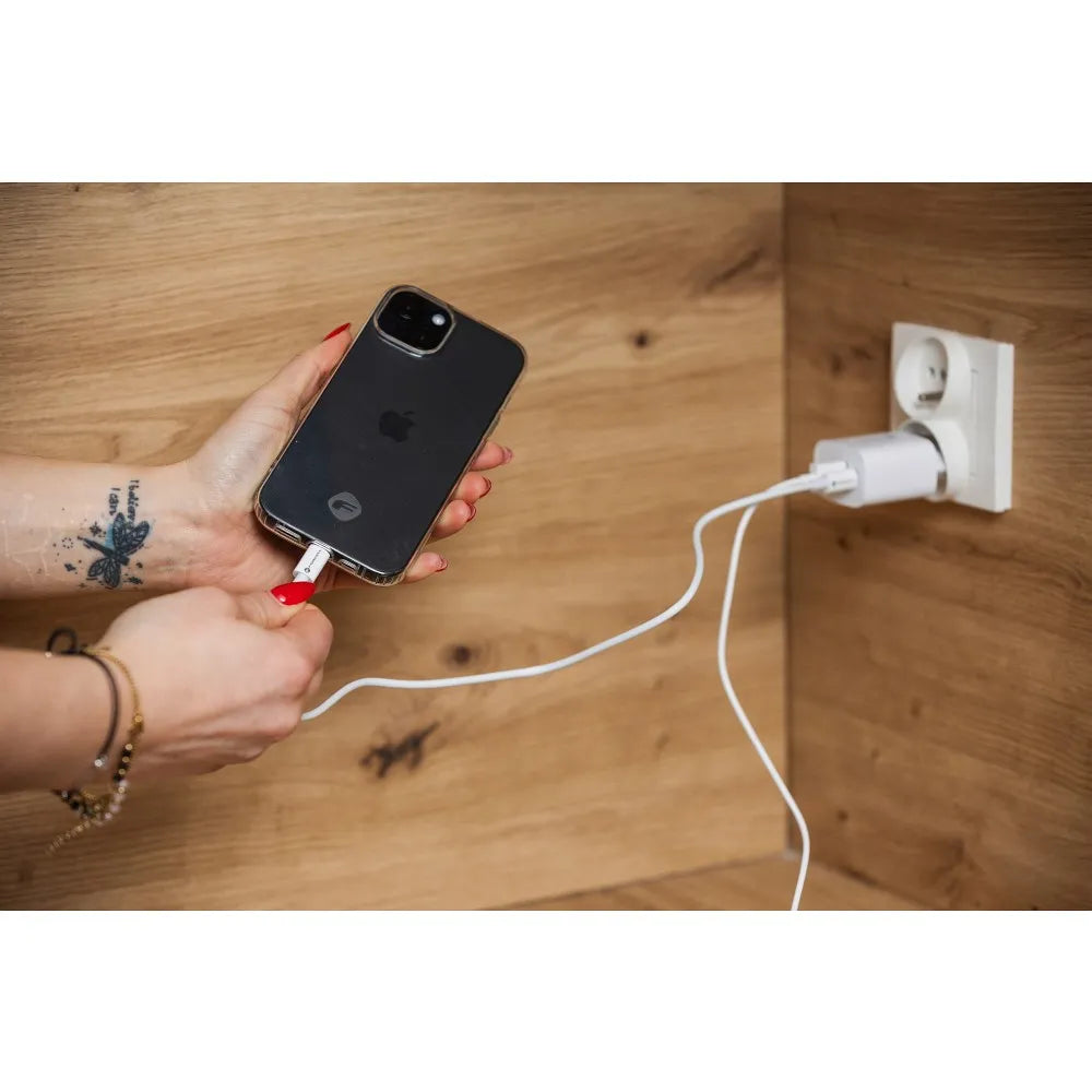 Forcell USB-C naar USB-C Kabel 60W QC4.0/PD – 1 meter – Wit