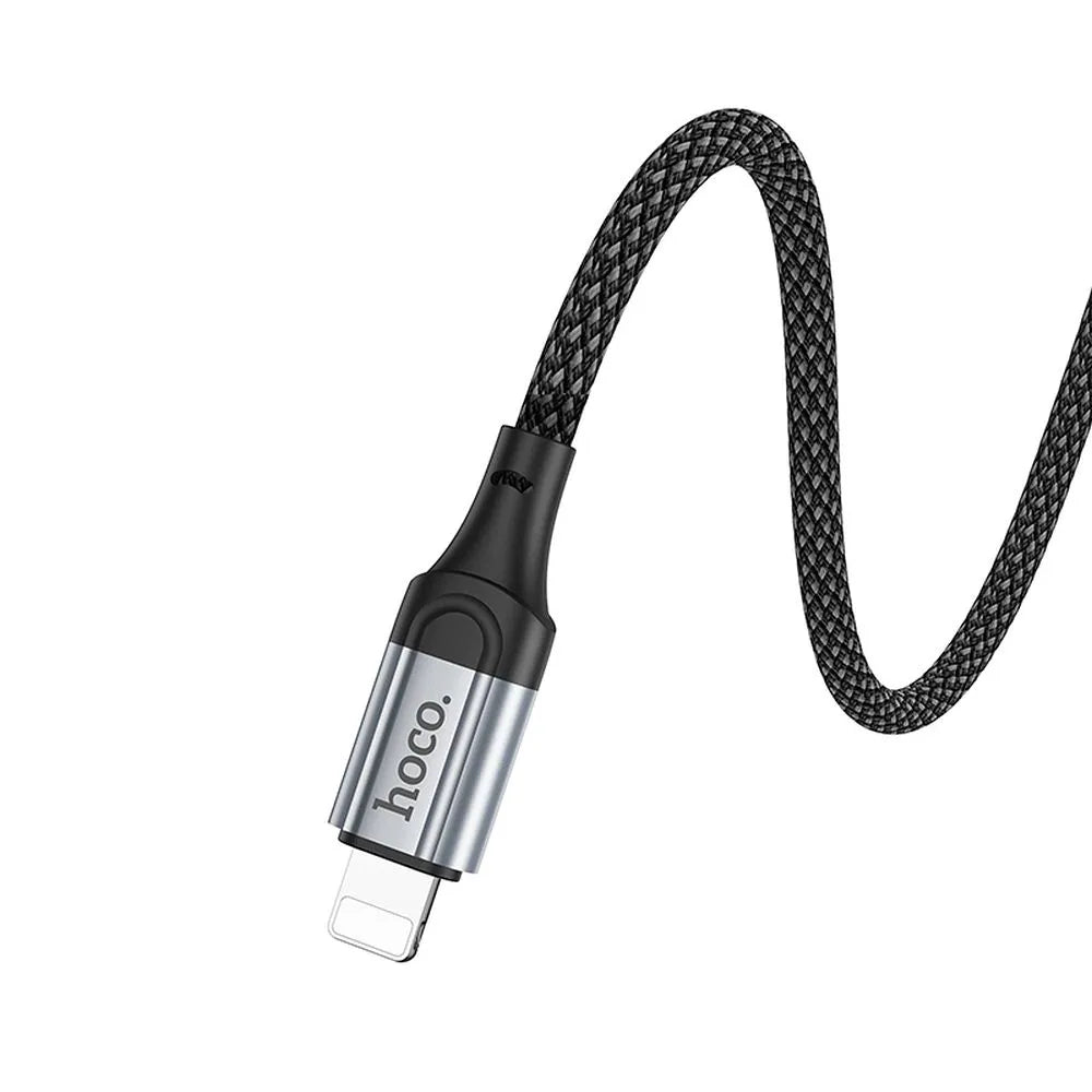 Hoco AUX kabel - Lightning naar 3,5 mm Jack – Audio kabel – 1 meter – Zwart