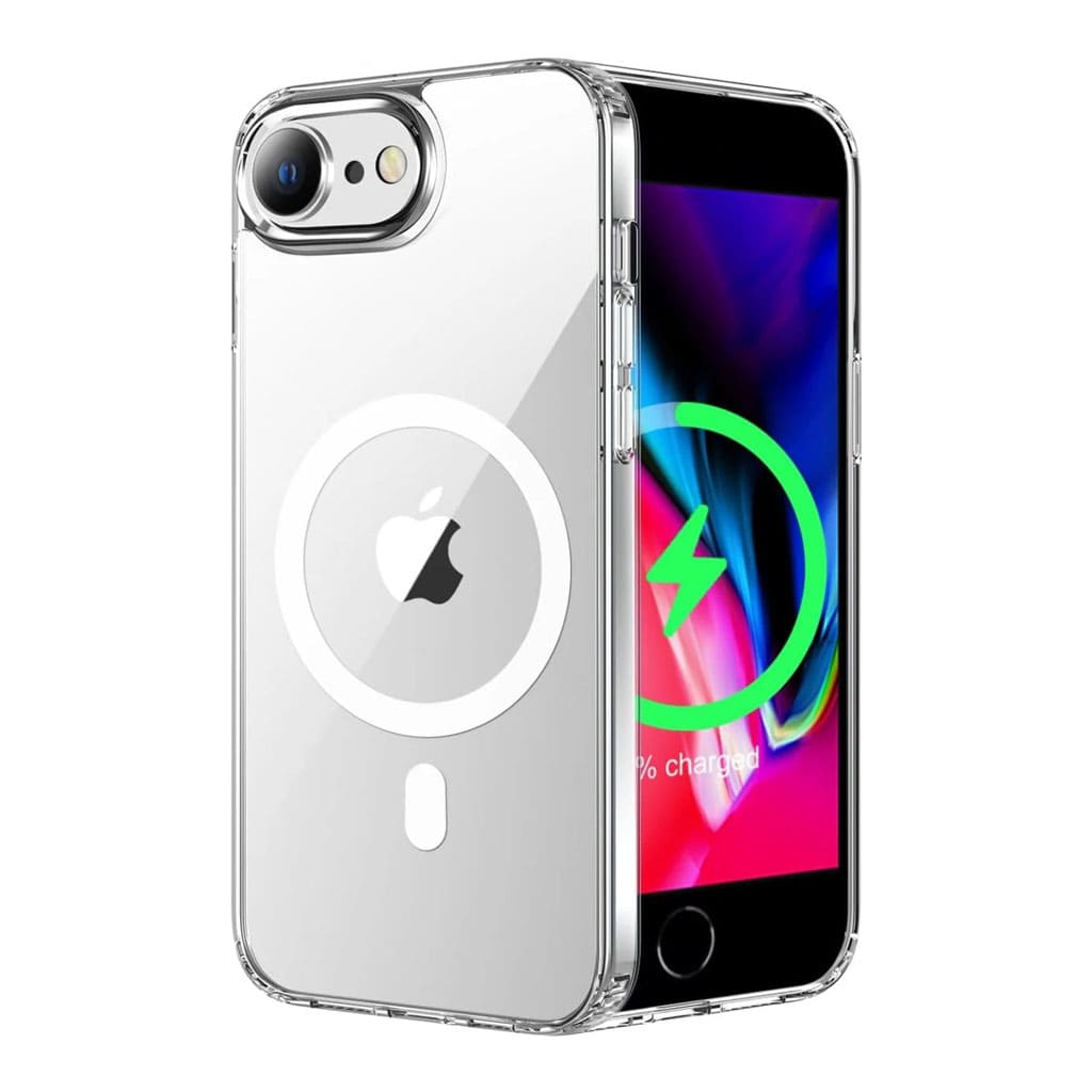Casify Doorzichtig Hoesje met MagSafe voor de iPhone SE (2022 2020) 8 Transparant