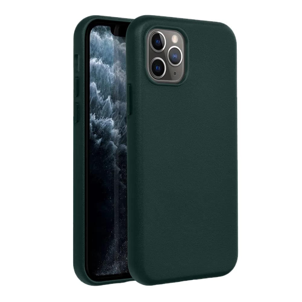Casify Leren Hoesje met MagSafe voor iPhone 11 Pro Bosgroen