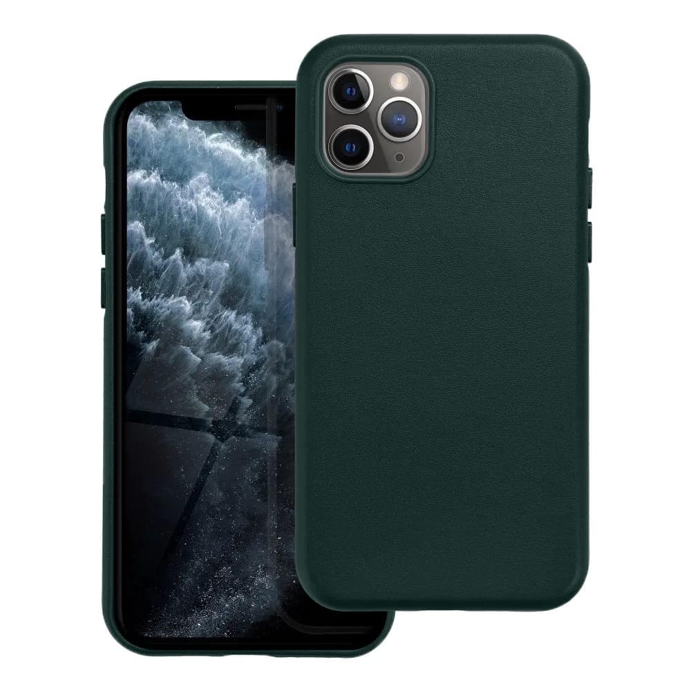 Casify Leren Hoesje met MagSafe voor iPhone 11 Pro Bosgroen2