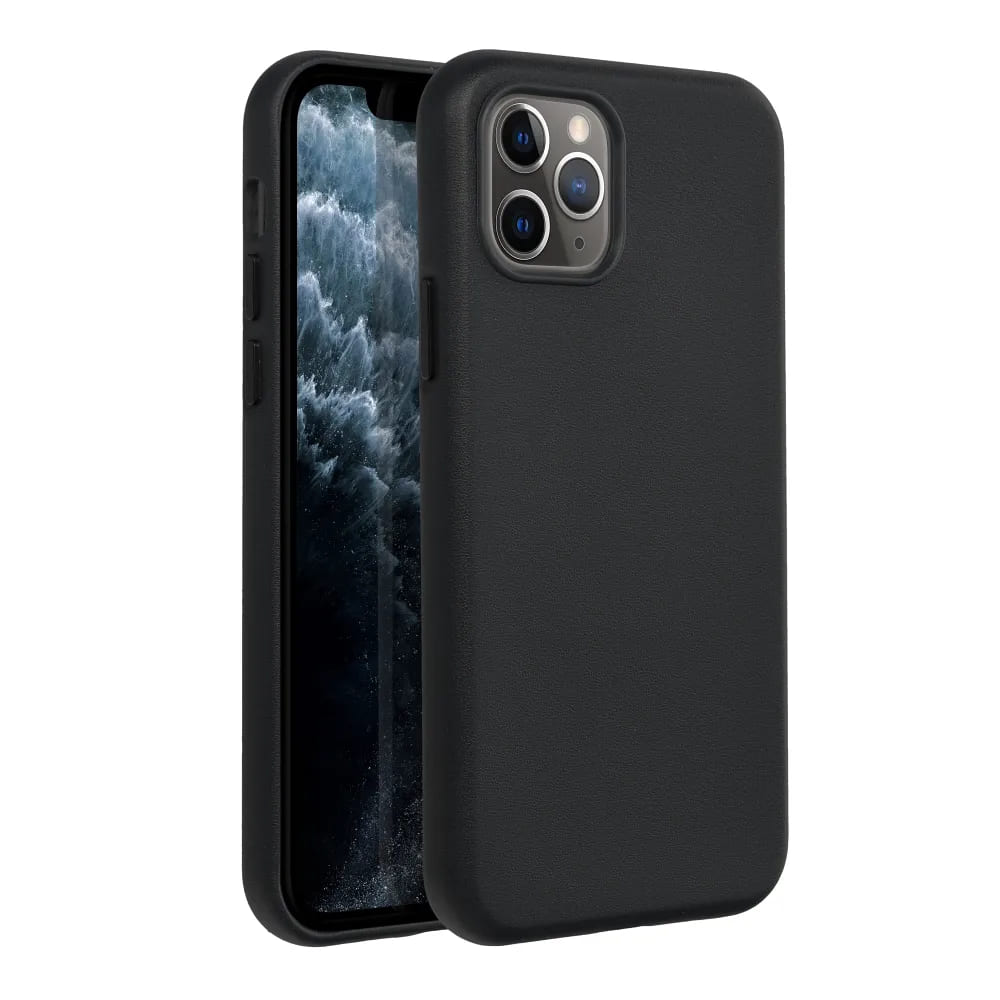 Casify Leren Hoesje met MagSafe voor iPhone 11 Pro Zwart