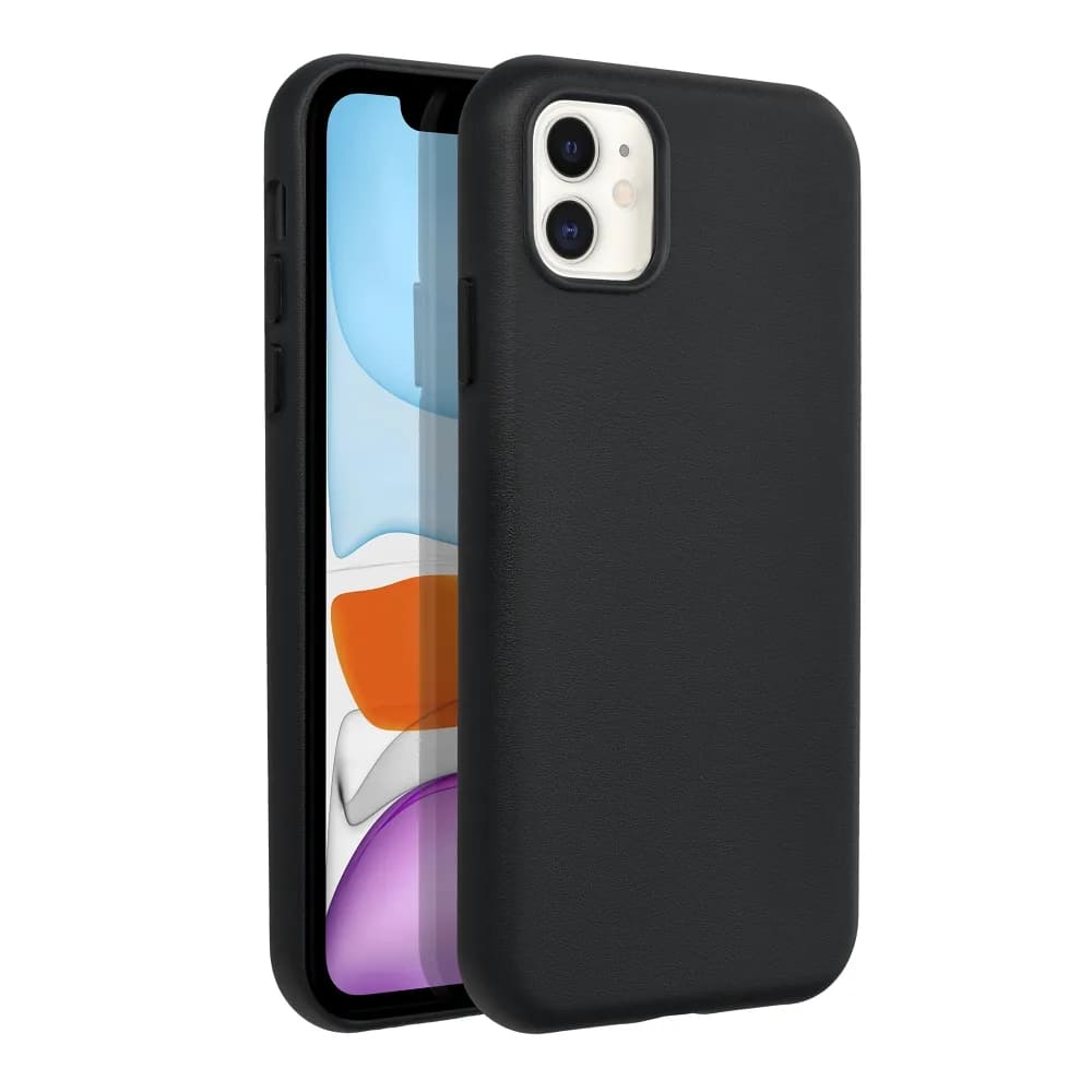 Casify Leren Hoesje met MagSafe voor iPhone 11 Zwart