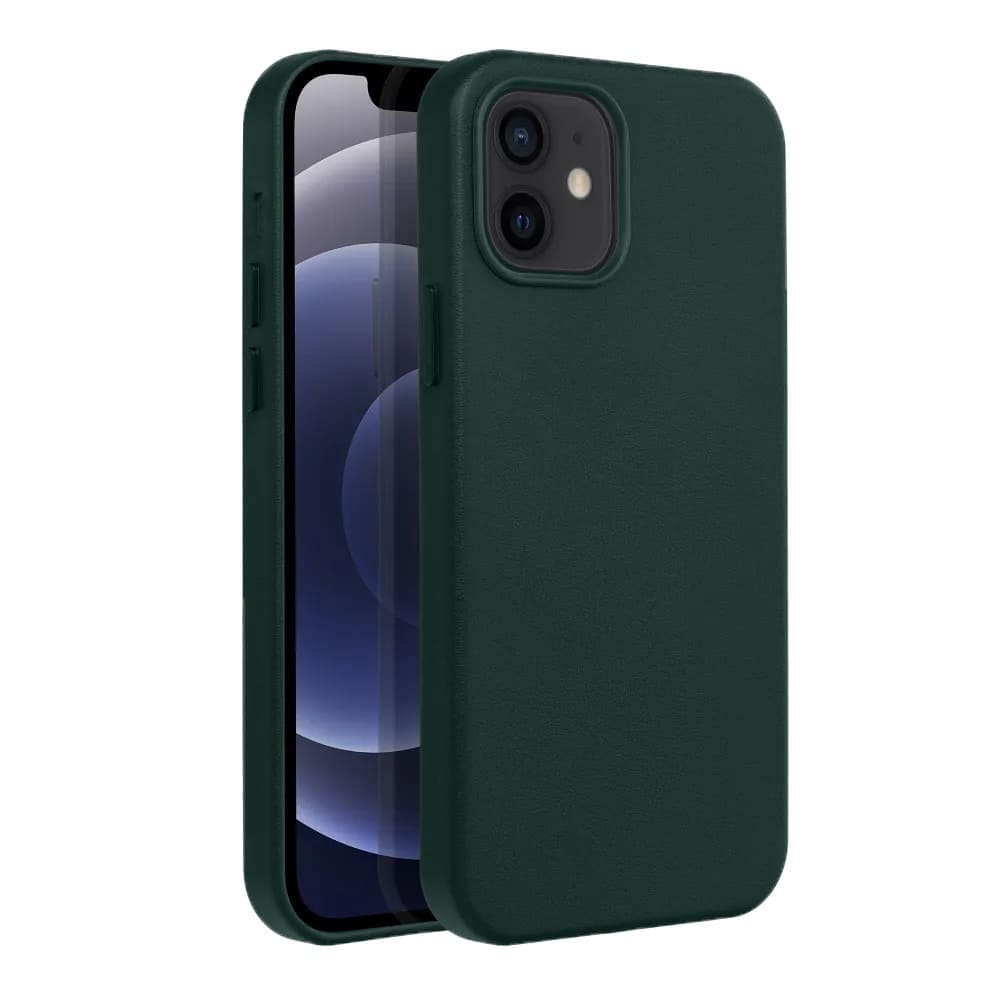 Casify Leren Hoesje met MagSafe voor iPhone 12 Bosgroen