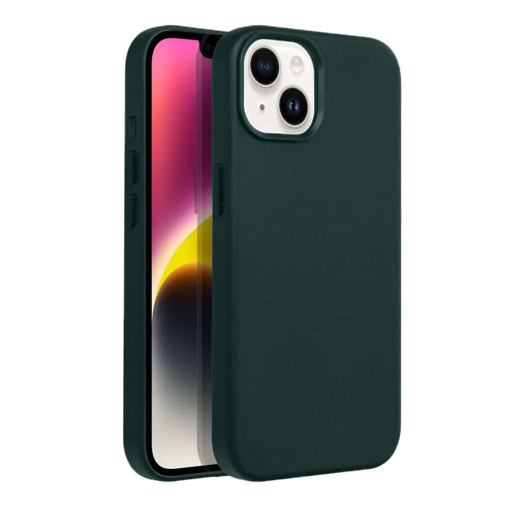 Casify Leren Hoesje met MagSafe voor iPhone 14 Bosgroen
