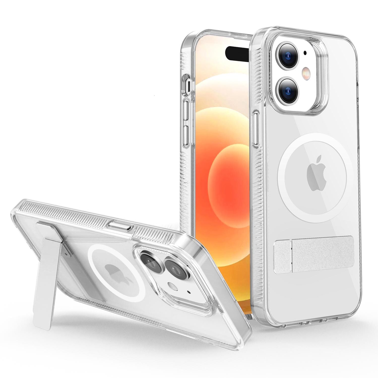 Casify iPhone MagSafe Hoesje met Kickstand Standaard Transparant 11 12