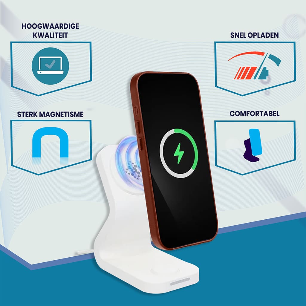 Casify Leren Hoesje met MagSafe voor de iPhone 13 Pro Max - Omber