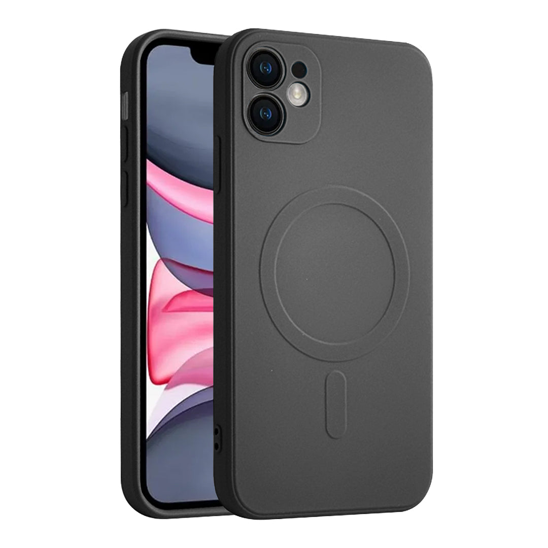Casify Siliconen Hoesje met MagSafe voor de iPhone 11 - Zwart