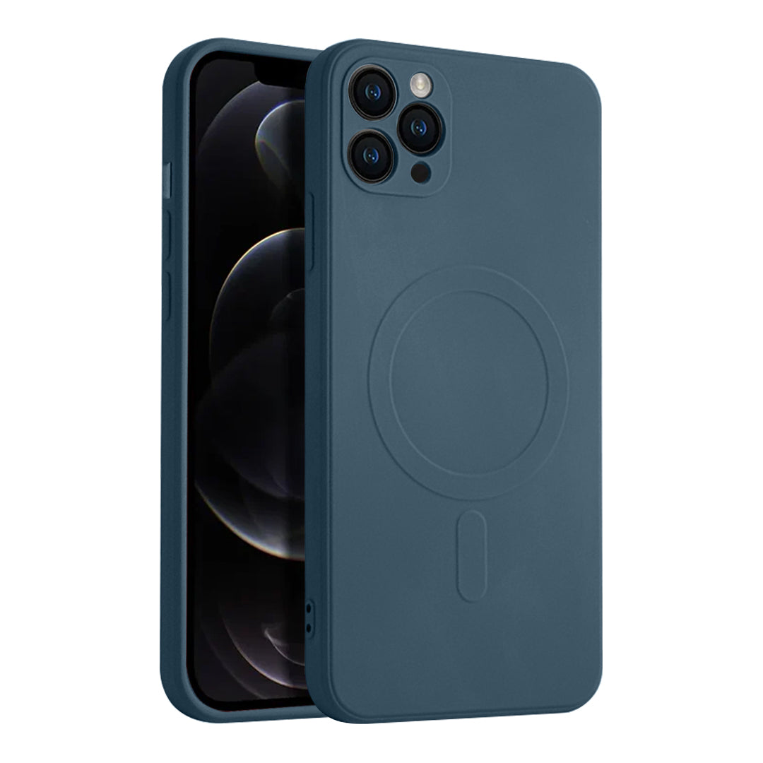 Casify Siliconen Hoesje met MagSafe voor de iPhone 11 Pro Max - Blauw