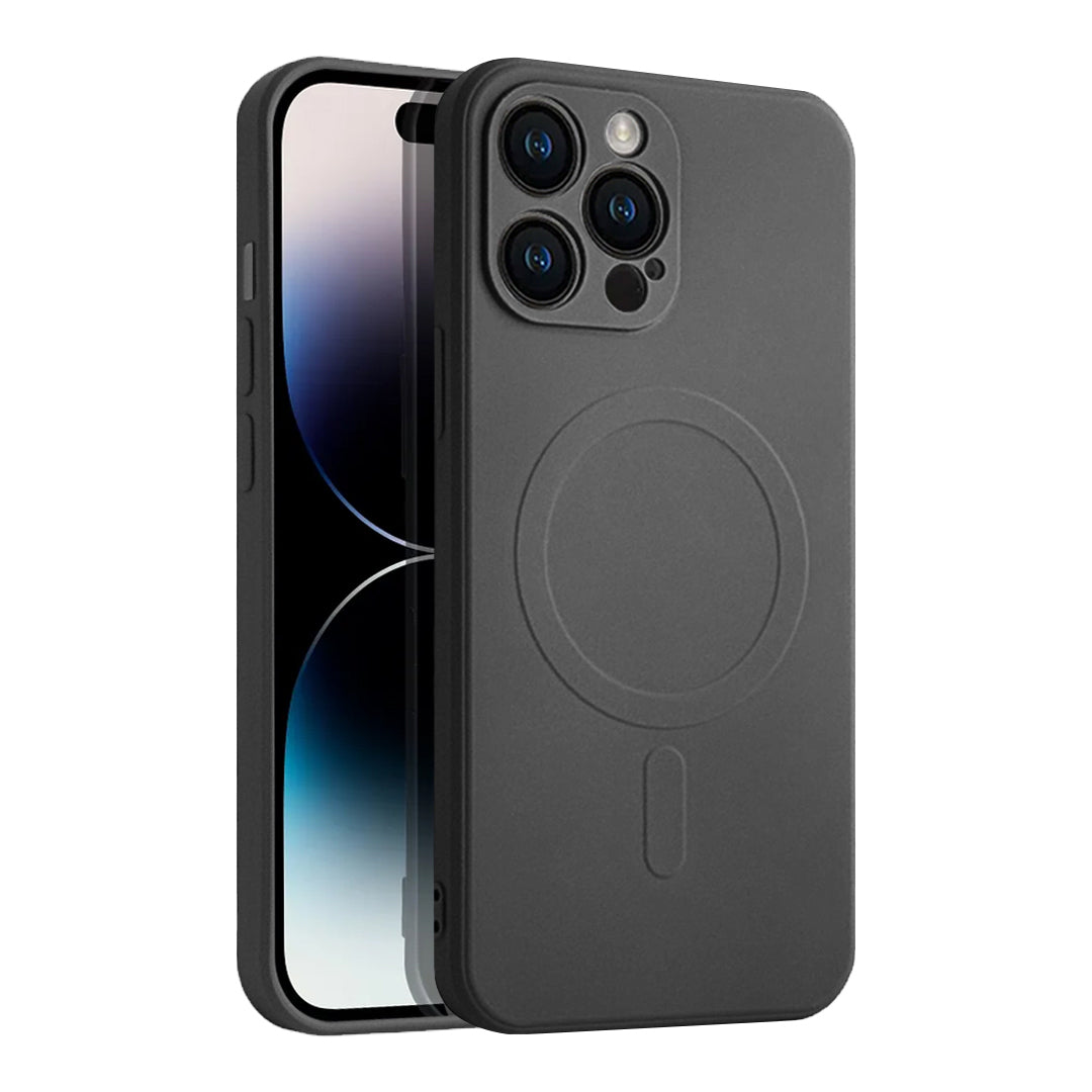 Casify Siliconen Hoesje met MagSafe voor de iPhone 12 Pro - Zwart
