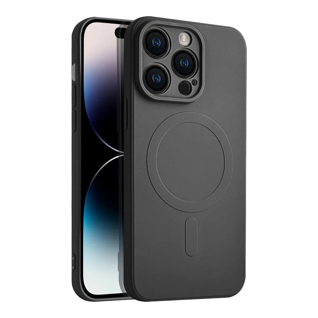Casify Siliconen Hoesje met MagSafe voor de iPhone 14 Pro - Zwart