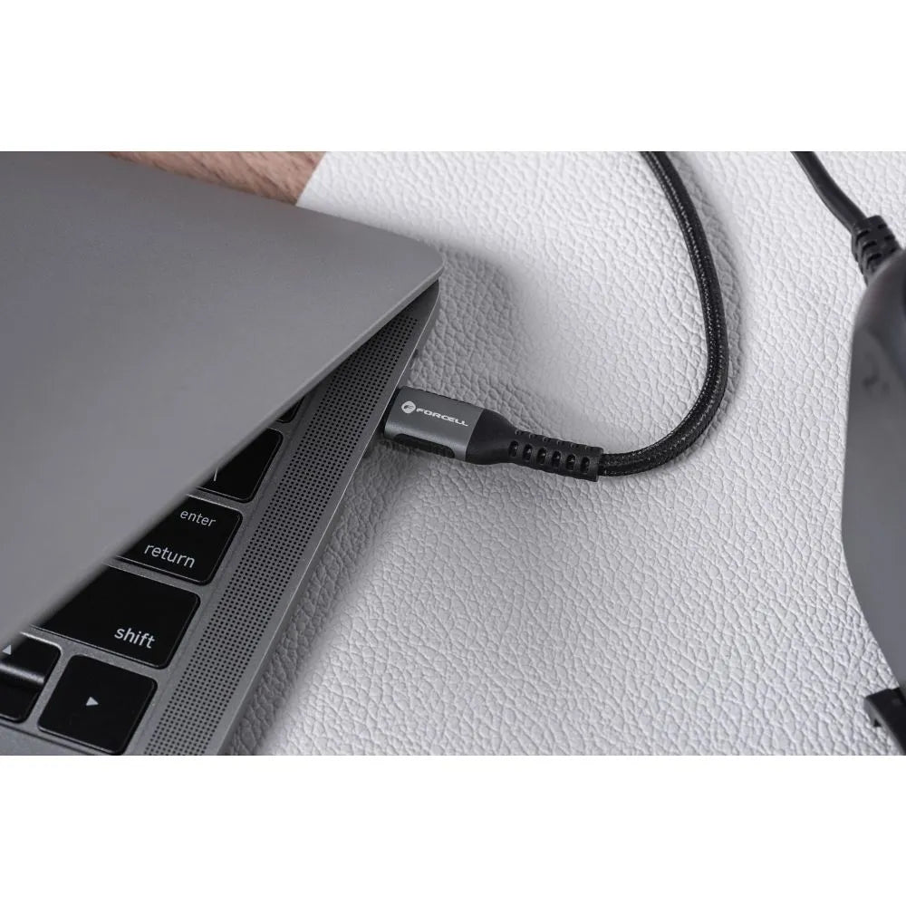 Forcell USB-C naar Lightning Kabel 27W PD – 1.2 meter – Zwart