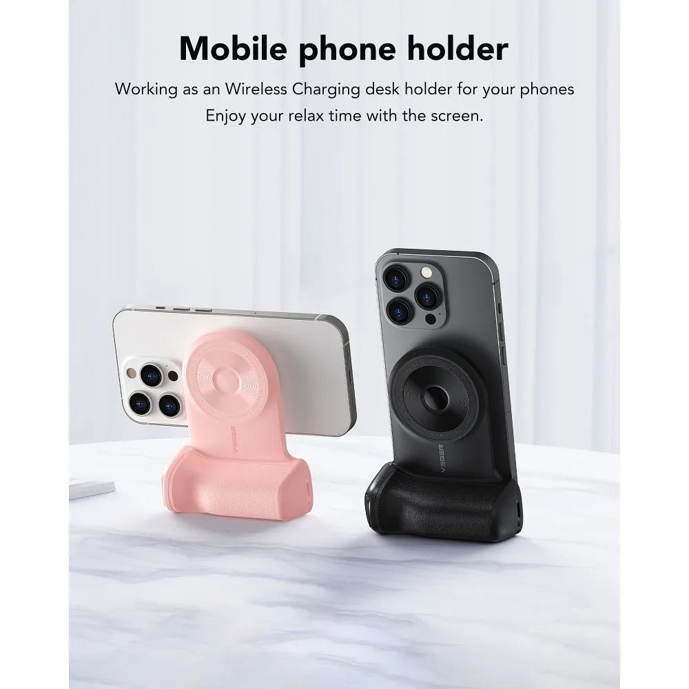 Veger Powerbank Snapcam met MagSafe – 5000 mAh – 20W – Zwart