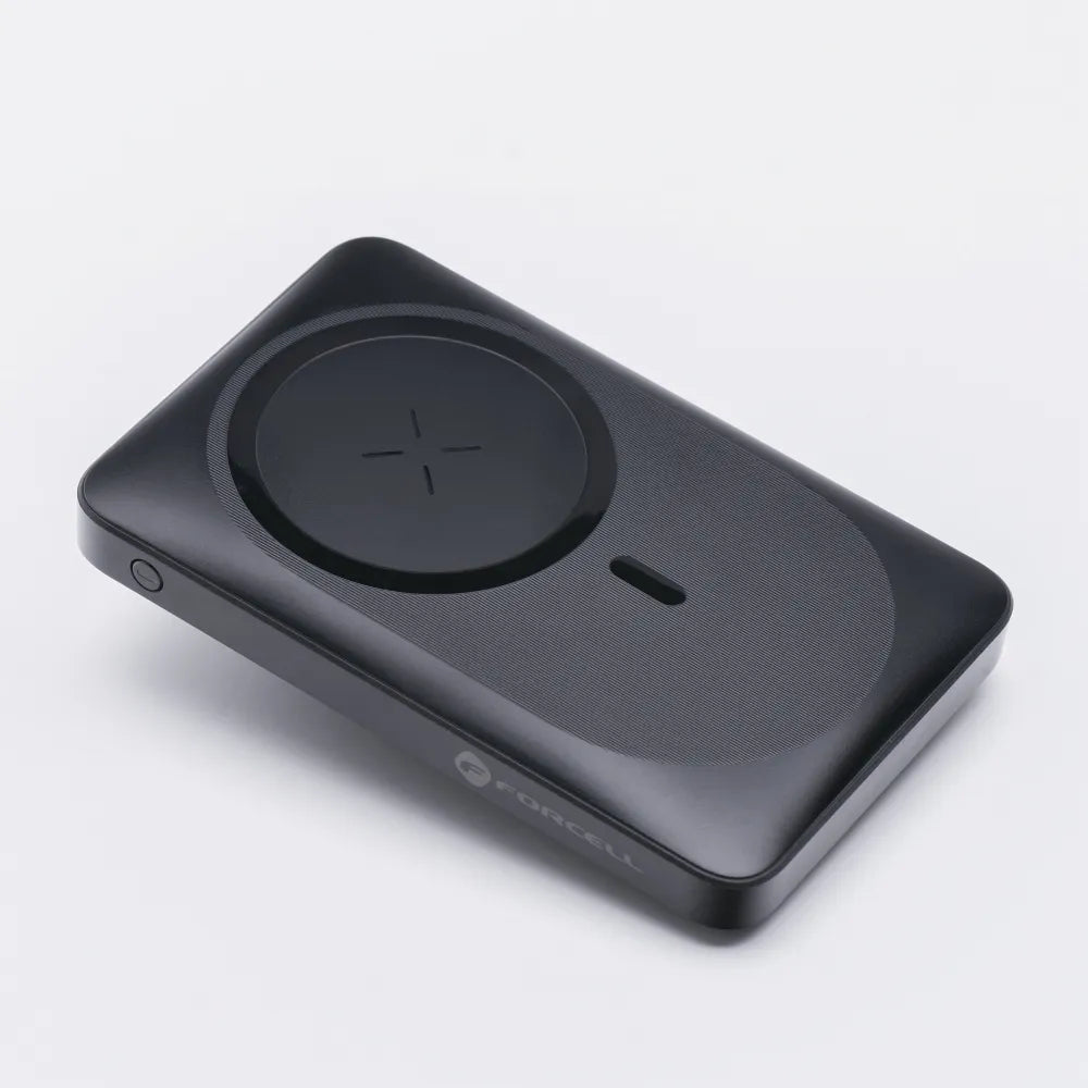 Forcell MagStand Powerbank met Standaard en MagSafe – 10.000 mAh – 20W – Zwart