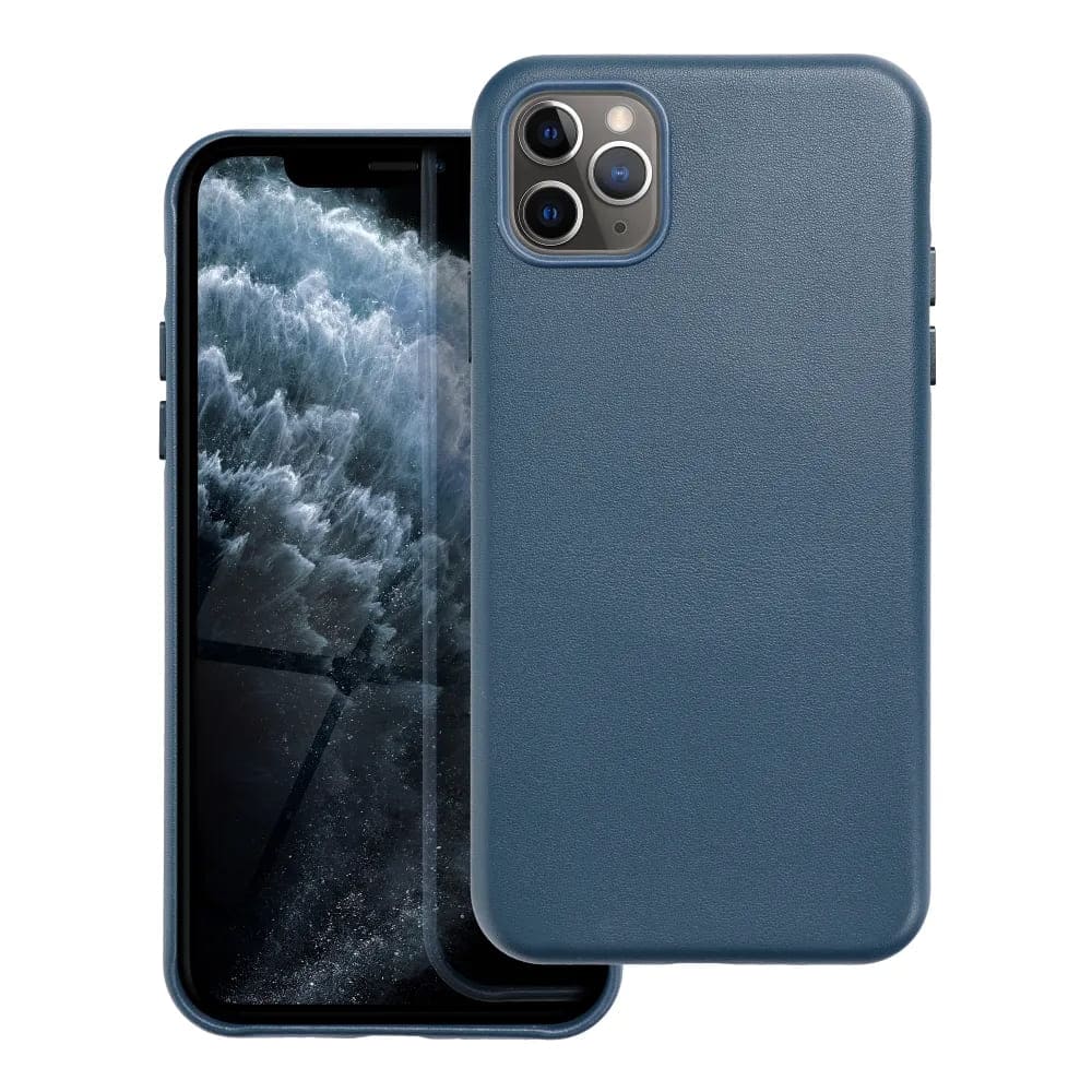 Casify Leren Hoesje met MagSafe voor iPhone 11 Pro Max Donkerblauw2