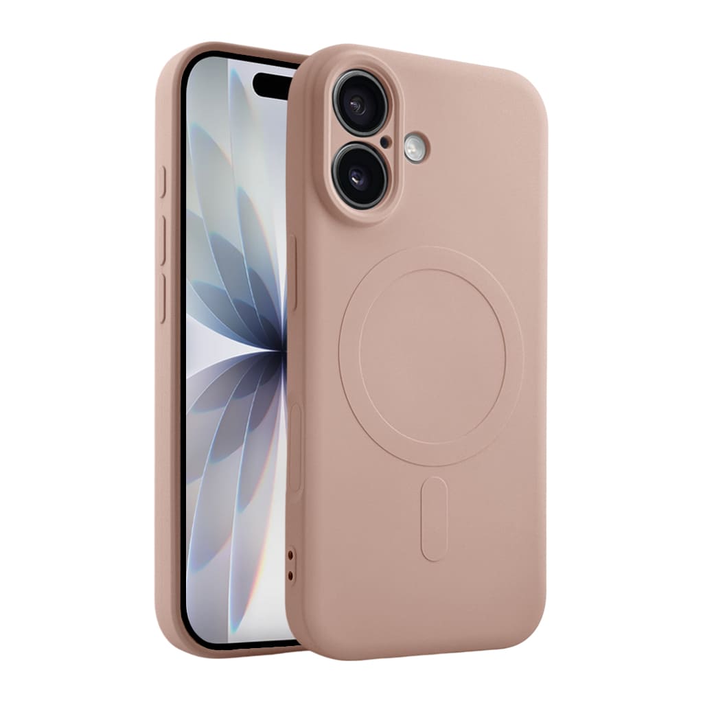 Casify Siliconen Hoesje met MagSafe voor de iPhone 17 - Roze