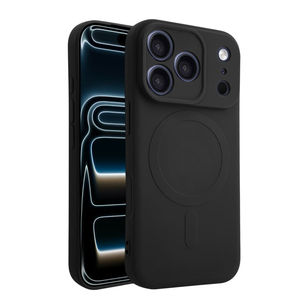 Casify Siliconen Hoesje met MagSafe voor de iPhone 17 Pro - Zwart