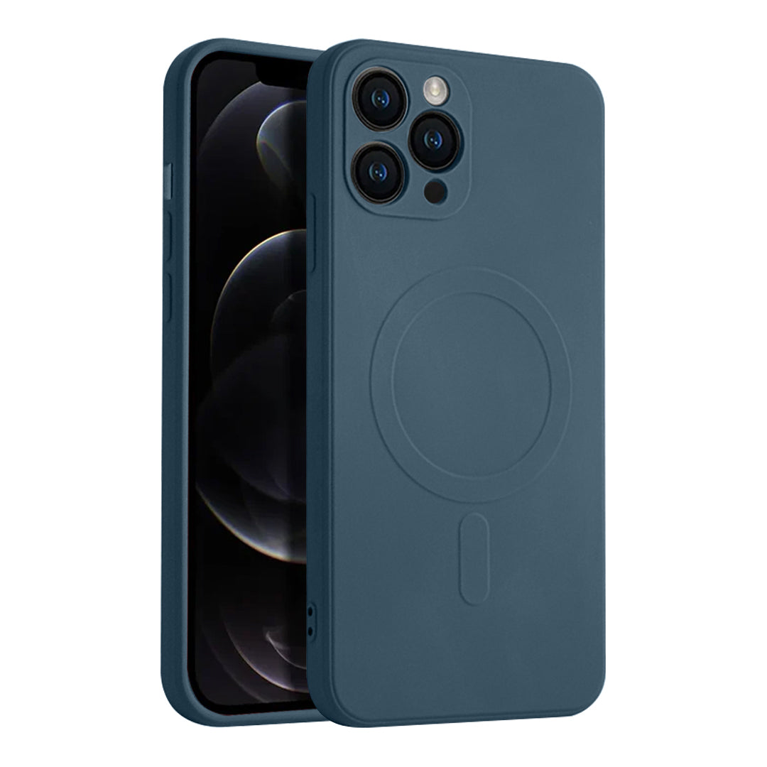 Casify Siliconen Hoesje met MagSafe voor de iPhone 11 Pro - Blauw
