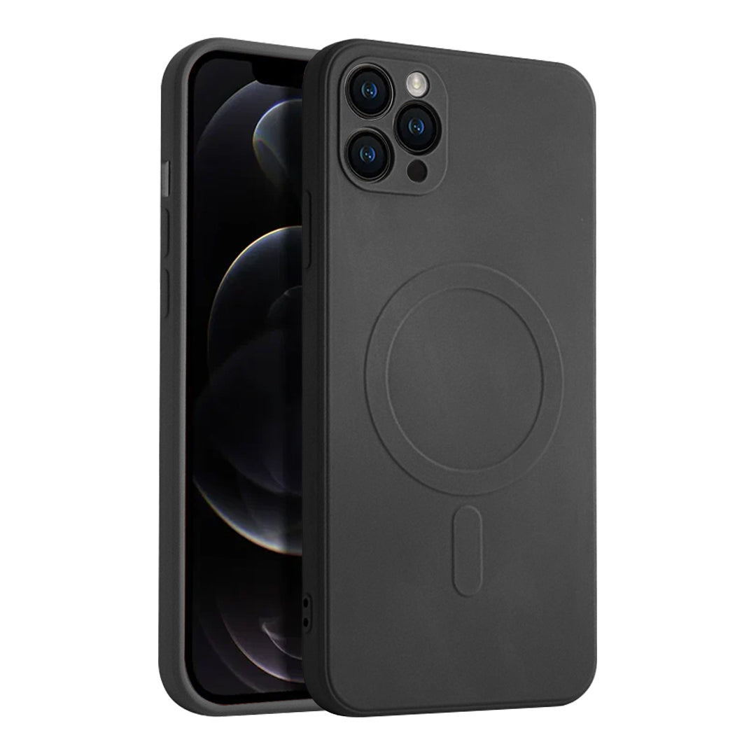 Casify Coque en Silicone avec MagSafe pour iPhone 11 Pro Max - Noir