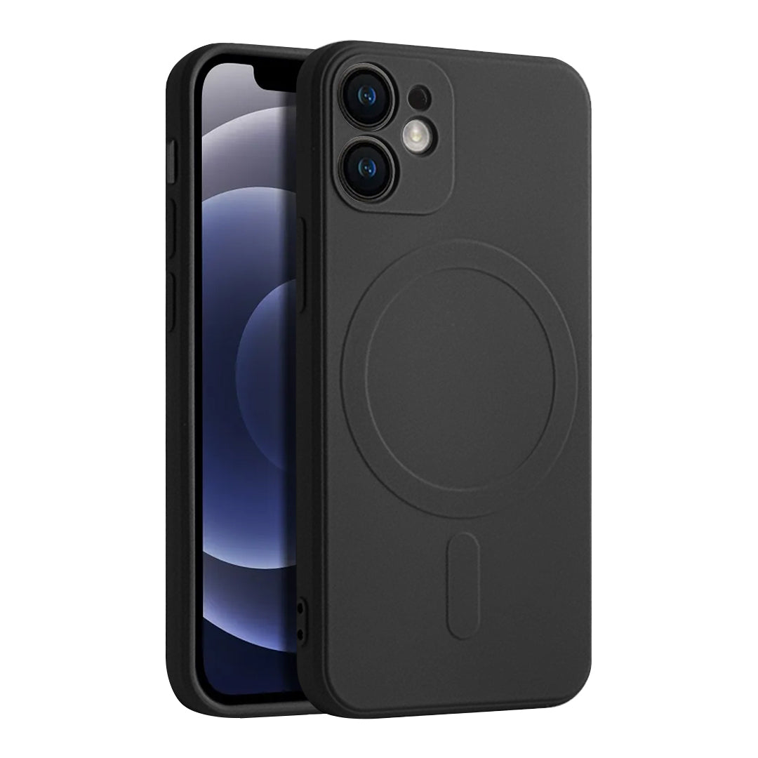 Casify Siliconen Hoesje met MagSafe voor de iPhone 12 Mini - Zwart