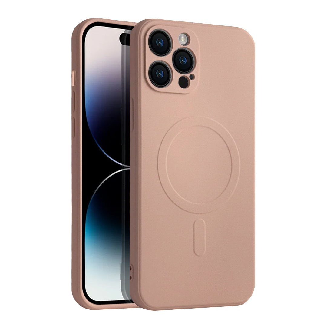 Casify Siliconen Hoesje met MagSafe voor de iPhone 12 Pro Max - Roze