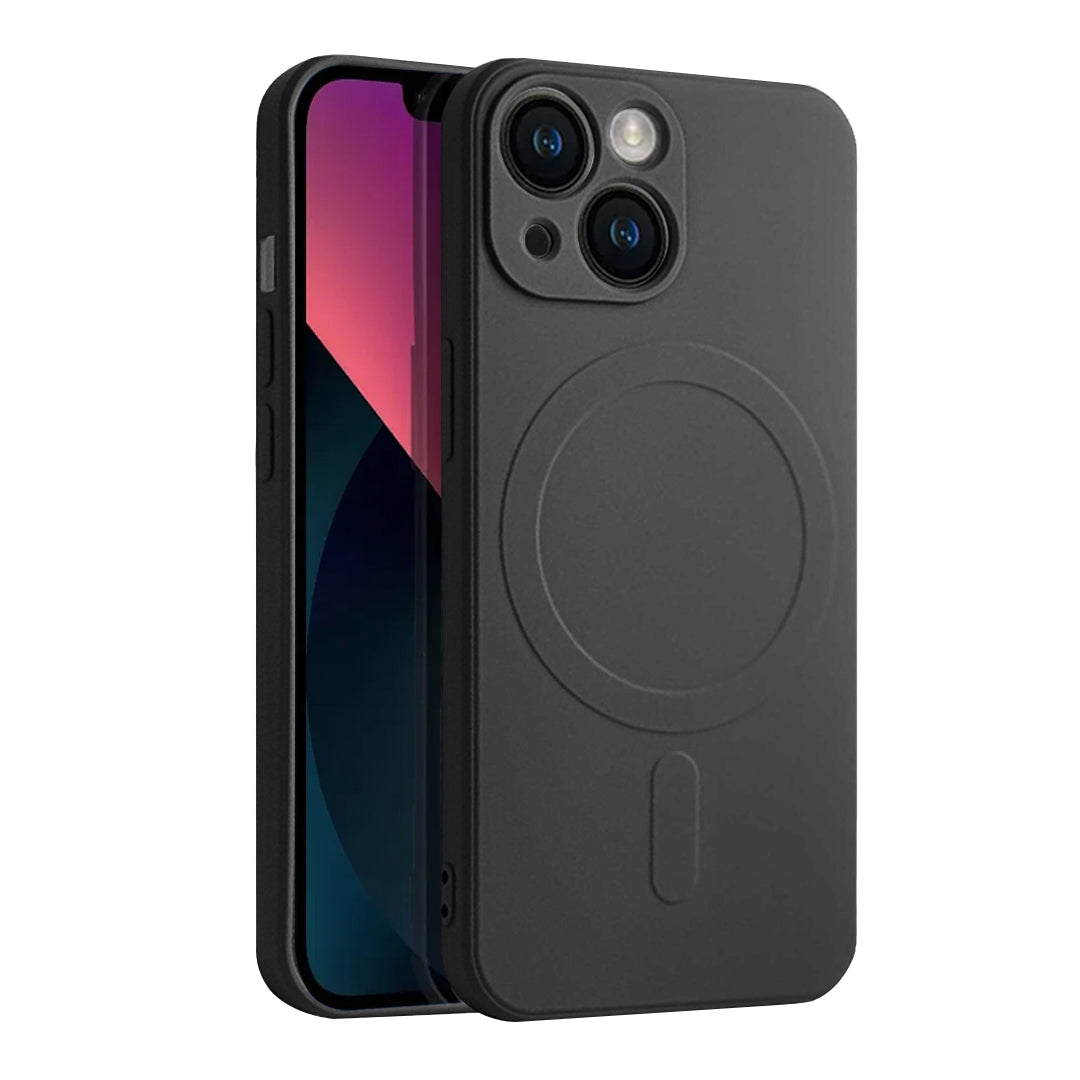 Casify Siliconen Hoesje met MagSafe voor de iPhone 13 Mini - Zwart