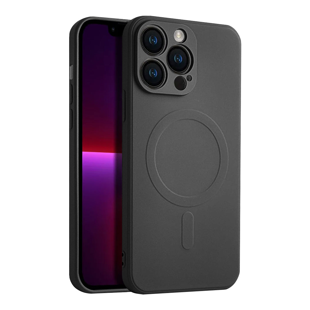 Casify Siliconen Hoesje met MagSafe voor de iPhone 13 Pro - Zwart