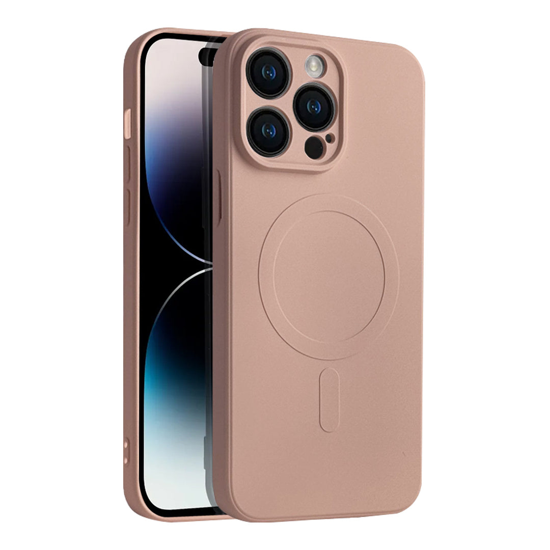 Casify Siliconen Hoesje met MagSafe voor de iPhone 14 Pro Max - Roze