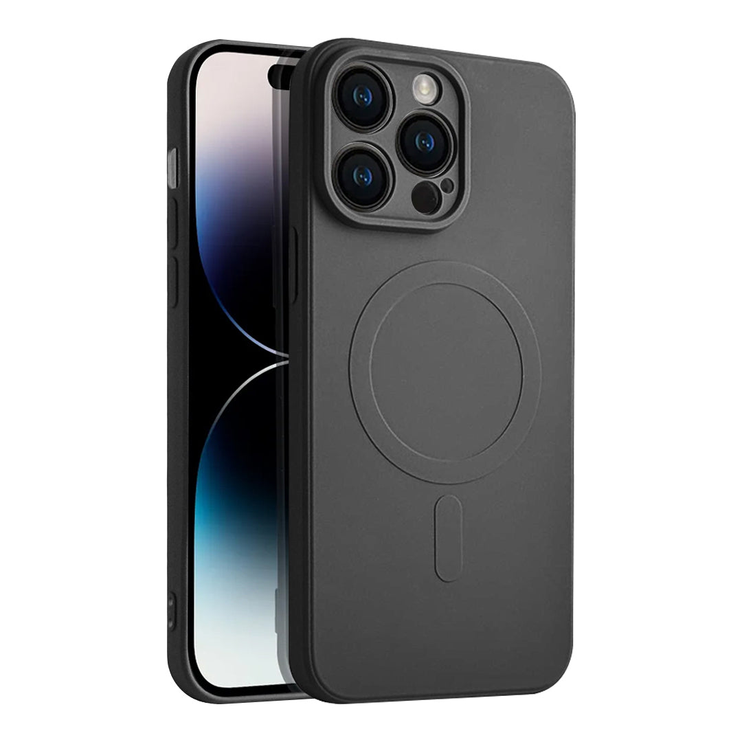 Casify Siliconen Hoesje met MagSafe voor de iPhone 14 Pro Max - Zwart