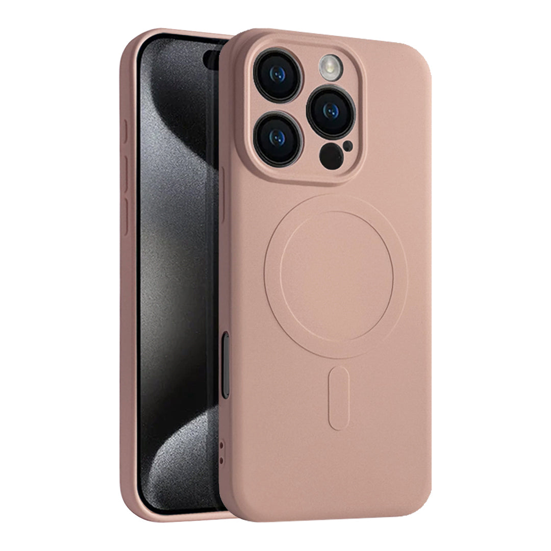 Casify Siliconen Hoesje met MagSafe voor de iPhone 16 Pro - Roze