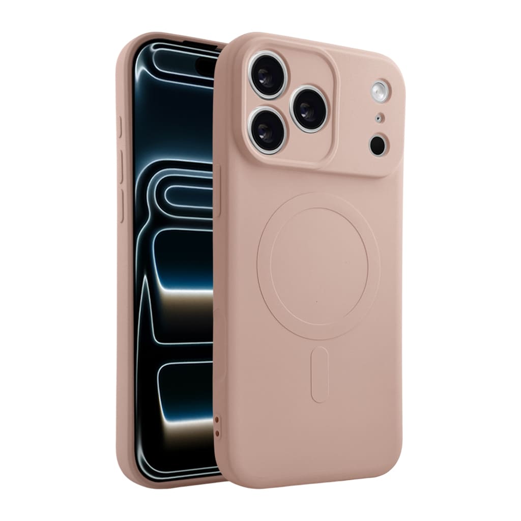 Casify Siliconen Hoesje met MagSafe voor de iPhone 17 Pro Max - Roze