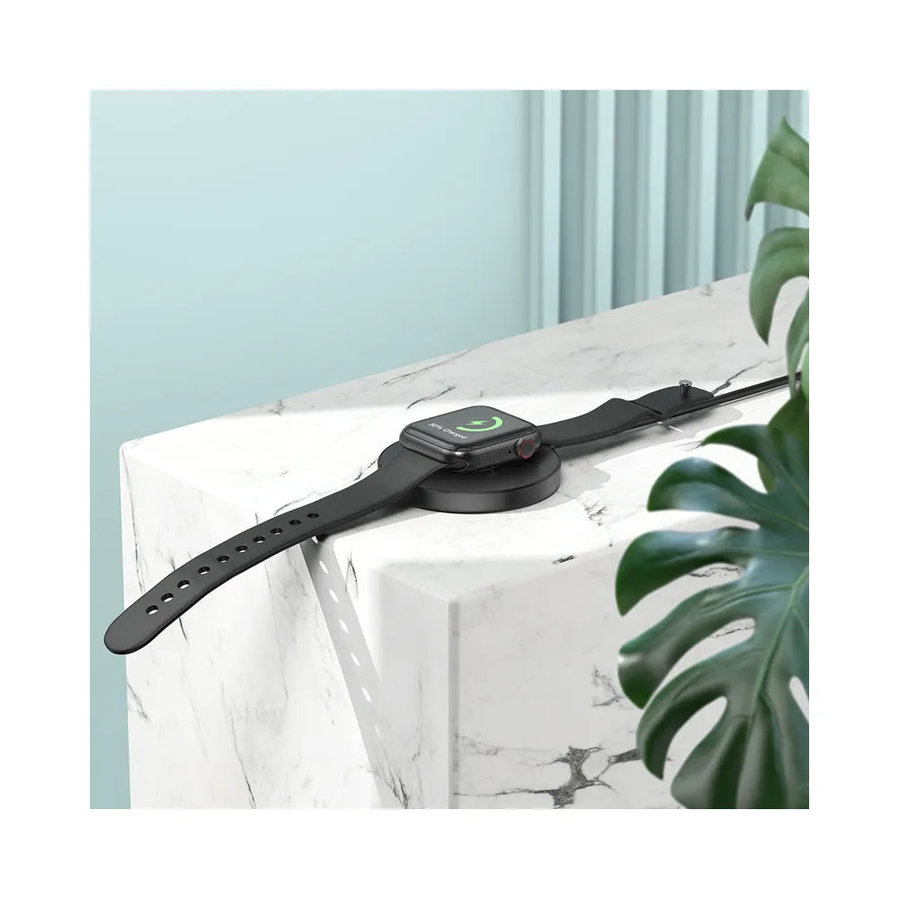 Hoco 3-in-1 Wireless Charger met MagSafe - USB-C - Draadloze Oplader - 15W - Zwart